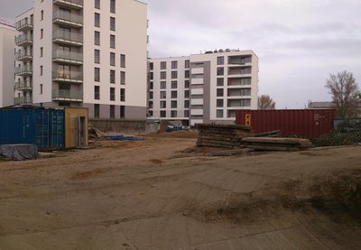 budynek D, strona północna